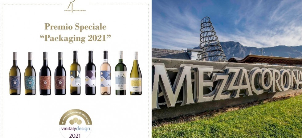 Il premio speciale "packaging 2021" per Mezzacorona al Vinitaly design international competition